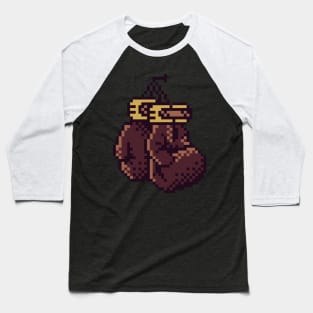 Old Boxing Gloves Pixel Art Gold GB Palette Baseball T-Shirt